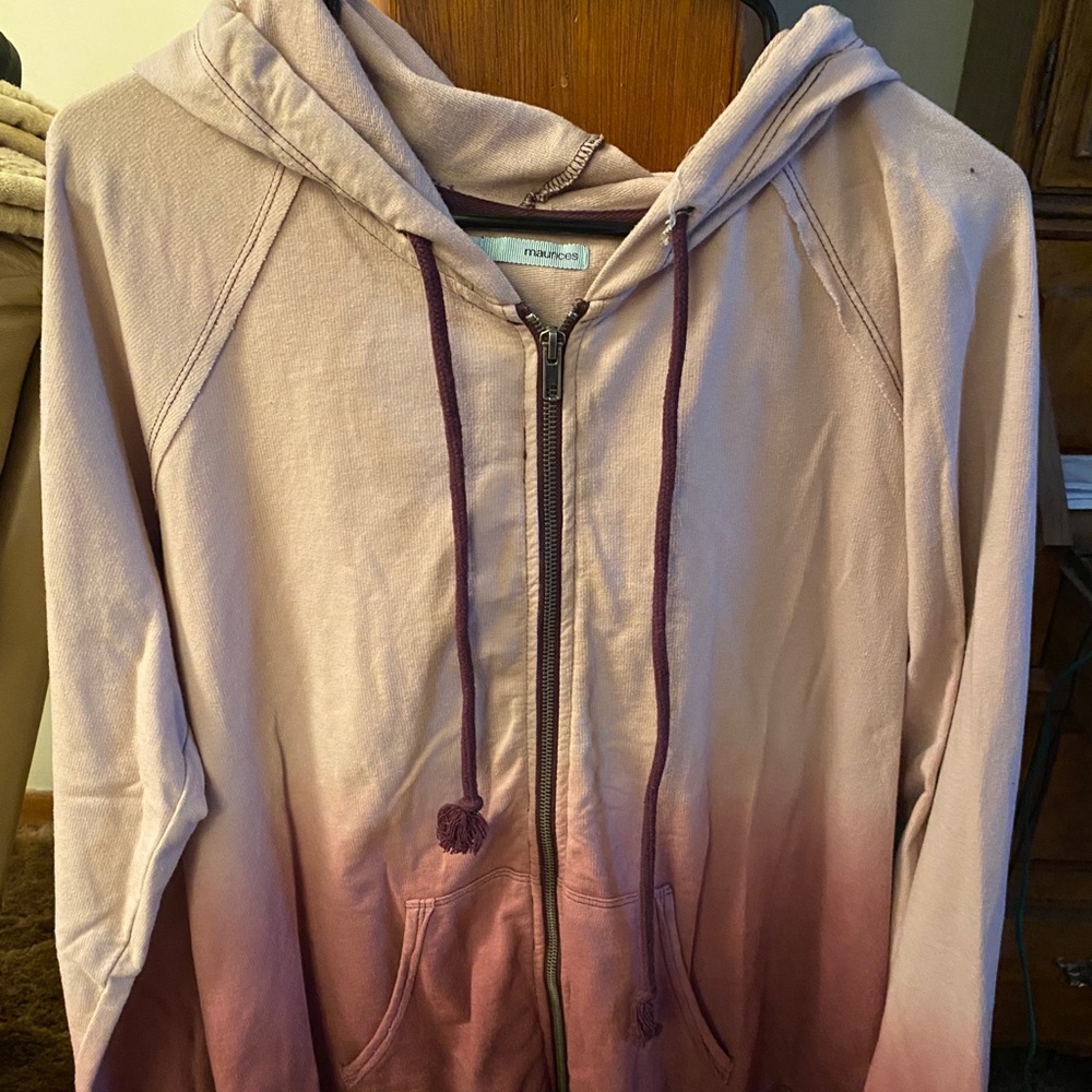 Zip up sweatshirt